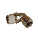 1/2" Male NPT x 1/2" PTF Swiveling Elbow