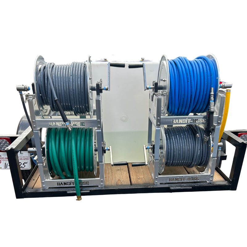 Dual-User Cold Water Pressure Wash & Soft Wash trailer package