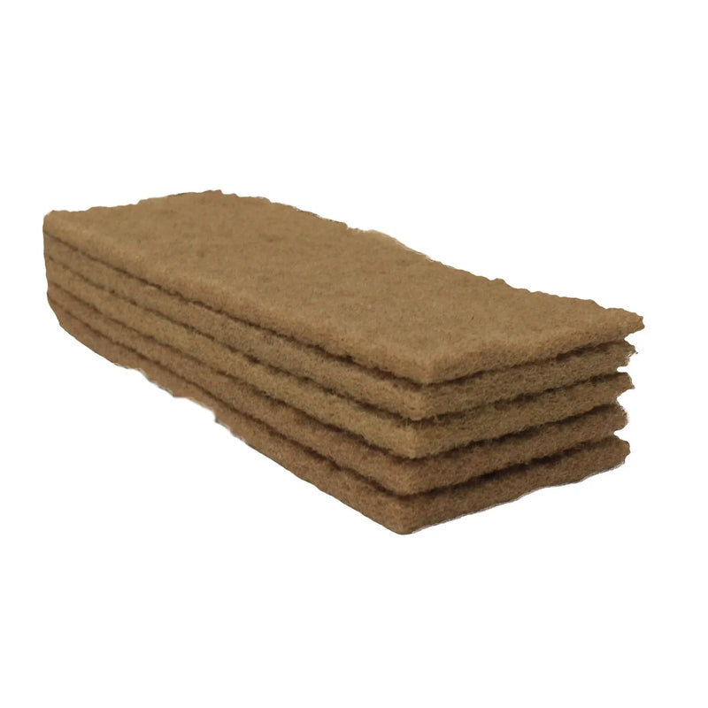 5 pack of walnut pads 6 x 9