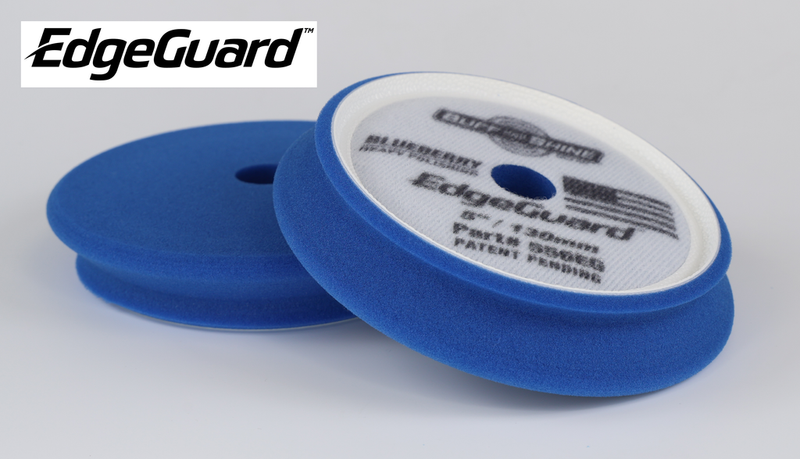 EdgeGuard Foam Pad Blueberry, Heavy Polishing (2 Pack)