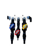 3 Port - Clear Acrylic Soft Wash Mixing Proportioner with Precision Flow Valves
