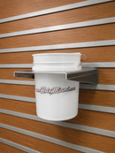 Aluminum Wall Bracket Single 5 Gallon Holder – Heavy-Duty Wall Mount Container Holder