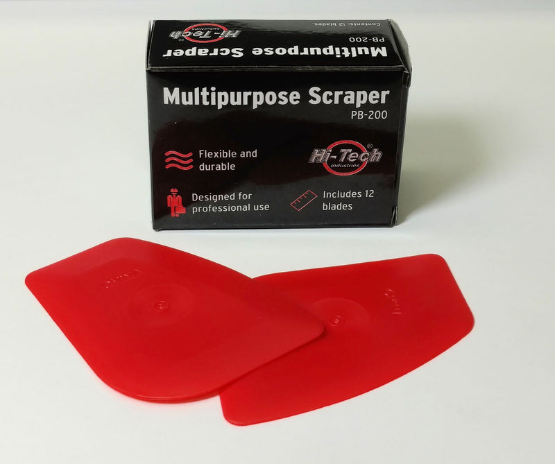 MULTI-PURPOSE PLASTIC SCRAPER/12PK