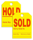 Sold/Hold hang tag 50 count