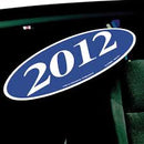Oval Year Sticker