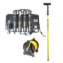 Tucker® Water Fed Pole - Skid Mount Kit - 12V w/ 40' reach carbon fiber pole